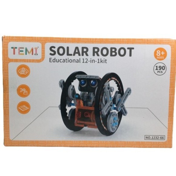 TEMI STEM Solar Robot Kit for Kids 12-in-1 Educational STEM Science Experiment - Picture 2 of 6
